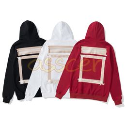 Mens High Street Hoodies Fashion Long Sleeve Print Hoodies Couples Casual Loose Sweatshirts Asian Size M-2XL