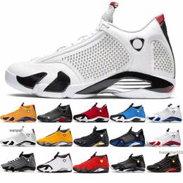 2023 Newest 14 14s high quality basketball shoes gym red turbo hyper royal black toe university gold candy cane men women sneakers sportsJORDON JORDAB