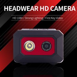 F18 Visione notturna montata sulla testa 1080p Camera HD HD 120 gradi Mini auto NightVision Camera DVR LED LED Bike Motociclette Camtercells Sport181U