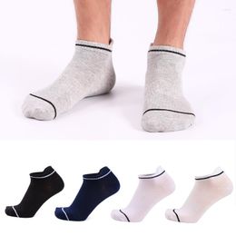 Men's Socks High Quality 5Pair/lot Men Summer Cotton Fashion Male Boat Shallow Mouth Absorb Sweat Man Short Black White