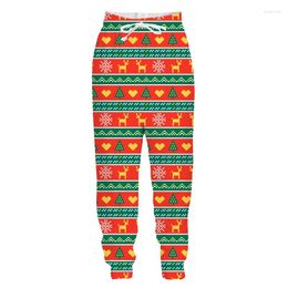 Men's Pants Jumeast 3D Print Boys Girls Year Merry Christmas Trousers Spring Autumn Casual Long Sport Pullover Length Sweatpants