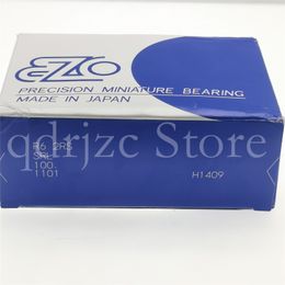 10 pcs EZO Inch deep groove ball bearing R6-2RS R6RS RI-1438DD 9.525mm X 22.225mm X 7.142mm
