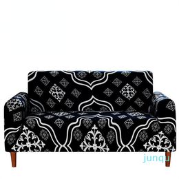 Chair Covers Modular Sofa Cover Towel Slip-resistant For Living Room Fully-wrapped Anti-dust Floral Printed Couch 066