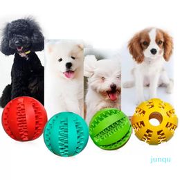 Rubber Chew Ball Dog Toys Training Toy Toothbrush Chews Food Balls Pet Product Drop Ship 032