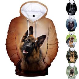 Men's Hoodies Men's And Women's Hoodie Dog 3D Print Sports Casual Cute Personality Pullover