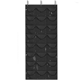 Storage Bags 24 Pockets Hat Rack For Baseball Caps Organiser Hanging Holder Closet Wall Easy And Fast Installation