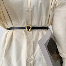 Belts Thin Belt Female Ornament Stylish Simple And Versatile Non-Hole Small Soft Matching Dress Shirt Tight Waist Narrow