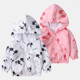 Jackets 2022 Spring Summer Autumn Girls Coat Hooded Jacket Baby Kids Outerwear Children Girl's Windbreaker Birthday Gift