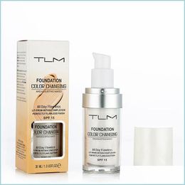 Foundation Tlm Colour Changing Liquid Foundation 30Ml Makeup Change To Your Skin Tone By Just Blending Hydrating Long Lasting Drop De Dhhro