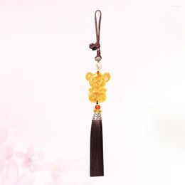 Interior Decorations 2022 Rat Year Chinese Style Healthy Peace Lucky Gift Car Pendant Ornament Decoration Blessing Souvenir Hangi