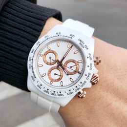 Mechanical Watch Mens Automatic Movement Wristwatch Sapphire Wristwatches 40mm Fashion Watches Rubber Strap es es