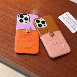 Women Designer Cell Phone Cases For IPhone 14 Pro Max Shells 11 12 13 13pro 13promax X Xs Xr Case Card Pocket Letters Shell Nice D2211041F