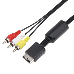 6FT 1.8m Composite Audio Video Cable AV Cord RCA TV Component Wire Line For Sony PlayStation PS2 PS3 Slim