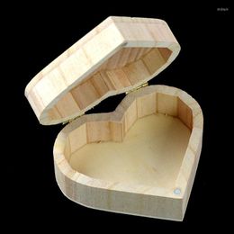 Jewelry Pouches 10PCS Wooden Box Organizer Earrings Ring Necklace Storage Cosmetic Case Gift