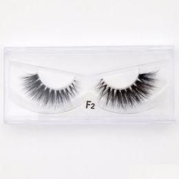 False Eyelashes Mink Eyelashes Clear Band Eye Lashes Crisscross Transparent False Handmade Dramatic Upper Lash Drop Delivery Health Dhrm7