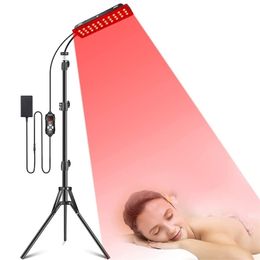 Face Care Devices Red Light Therapy Device with Adjustable Stand Infrared Light Device for Body Pain Relief Skin Rejuvenation Weight Loss Machine 221104