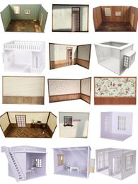 Decorative Figurines Ob11 Dollhouse Decoration Model Materials Miniature Collection Box Background Wall Accessories