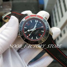 Factory Watches s Luxury Cal 8906 Automatic Movement 45 5mm Series 215 92 46 22 01 003 Black Red Bezel Rubber Strap Wristwatch259C