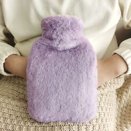 2022 new soft comfortable Hot Water Bag PVC hand warmer bag plush cloth cover water-filled 1000ml top high quality