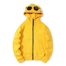 Erkek Hoodies Euro-Amerikalı Tasarımcı CP Sweatshirts Saf Basit Kişilik Erkek Kadınlar Traend Hijimet Bezi Jaet Hat Sıradan Fermuar Kapüşonlu Yüksek Kalite 9907