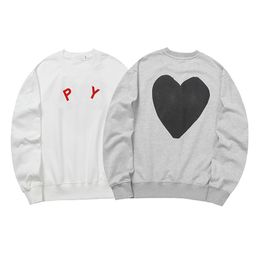 Designer Hoodie Mens Womens Classic Back Big Heart Eyes Loose Sweatshirt