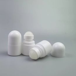 30ml Plastic Roll On Bottles White Empty Roller Bottle 30cc Rol-on Ball Bottle Deodorant Perfume Lotion Light Container DH889