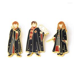 Brooches Enchanter Cool Enamel Pin Lapel Pins For Backpacks Men Women's On Clothes Briefcase Badges Jewelry Decoration Gift