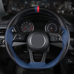 Steering Wheel Covers Dazzle Color Fashion Car Cover Cloth Clothrple Green Red Auto Styling 38cm