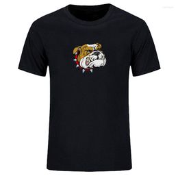 Men's T Shirts Summer Brand Humorous Angry Bullfight Short Sleeve Printed T-shirt Creativity