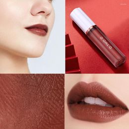 Lip Gloss O.TWO.O Matte Liquid Lipstick Velvet Non-Stick Mist Effect Rich Colour Cosmetic Glaze Pigment Waterproof Mousse