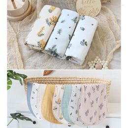 Hair Accessories Burp Cloths Bib Baby Gauze Bibs With Floral Printing Comfort Long Towel Skin Friendly Nursing Feeding Supply