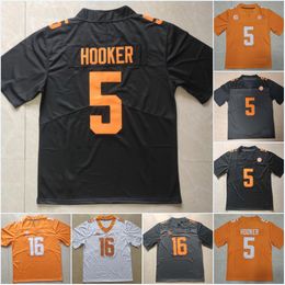 Mens #5 Hendon Hooker College Womens #11 Jalin Hyatt Youth #16 Peyton Manning Kids Orange Black Grey White Jerseys