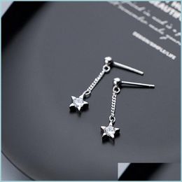 Stud Stud Design Star Earrings S925 Sterling Sier For Women Girls Jewellery Drop Brincos Orecchini Argento 925 Delivery Dhopi