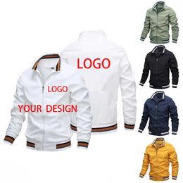 Jackets Autumn and Winter New Men's Casual Boutique Slim Brand Bomber Outdoor 2021 Y2211