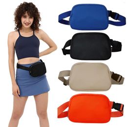 Outdoor Bags 2022 Women Waist Bag Fanny Pack Zipper Chest Sports Casual Travel Belt Pocket Money Pouch