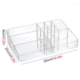 Storage Boxes Large Cosmetic Box Office Plastic Desk Bathroom Jewellery