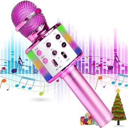 Novelty Games Fun Toys for 4-15 Year Old Girls Handheld Karaoke Microphone Kids Birthday Gifts 8 9 10 11 Years Boys Girl 221105