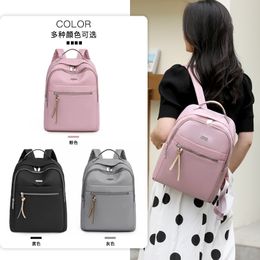 Women Backpack Style Canvas Oxford Fashion Casual Bags Small Girl Schoolbag Business Laptop Backpack Charging Bagpack Rucksack Sport&Outdoor Packs 6872