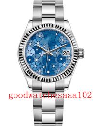 2022 new version Ladies Fashion Wristwatches 31mm 24 diamonds in the base Dial 278174 279239 Automatic Stainless Steel bracelet Women's Watch Watches