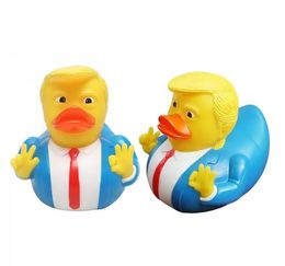 Bath Toilet Supplies Trump Duck Bath-Toy PVC Trump-Duck Shower-Floating US President Doll Shower Water Toys Novelty Kids Gifts SN117