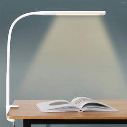 Table Lamps LED Desk Lamp Flexible Light With 3 Colour Modes 10 Brightness Levels Reading Eye Protect Study Night