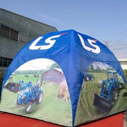 giant inflatable event tent with printings inflatables dome tent spider party tents trade show kiosk for advertising