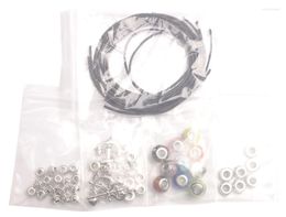 Charm Bracelets Murano Glass Bracelet Kit Makes 7PCS Adjustable