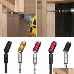 Common Tools 1/4 Hex Magnetic Ring Screwdriver Bits Drill Hand Tools Bit Extension Rod Quick Change Holder Drive Guide Screw Tip Dro Dhwak