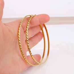 Hoop Earrings Gold Colour Stainless Steel Big Large Earring For Women 80mm Simple Ear Fashion Jewellery Party High Quality E0165
