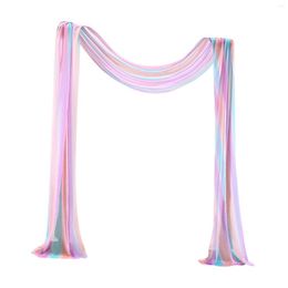 Curtain Wedding Arch Draping Fabric Chiffon Drapery Backdrop Curtains For Party Ceremony Reception