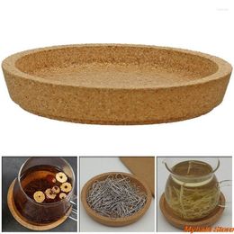 Table Mats Wooden Cork Coasters Placemats Round Heat Resistant Tea Drink Cup Mat Pad Non-slip Insulation Decor