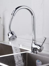 Kitchen Faucets Stainless Steel Tube Bubbler Faucet Philtre Splash Proof Shower Accessories Tap Head