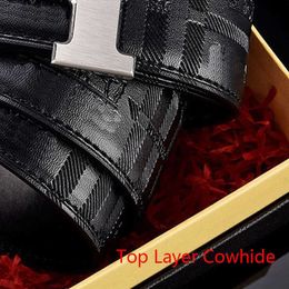5A Fashion Brand Belt Mens Designers Dress Jeans Belts For Men Women Letter H Buckle Top Quality Leather Multiple Colours