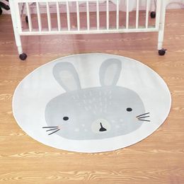 Carpets 120cm Round Non-slip Kids Child Crawling Mattress Sleeping Rest Pad For Infant Toddler Playing Rugs